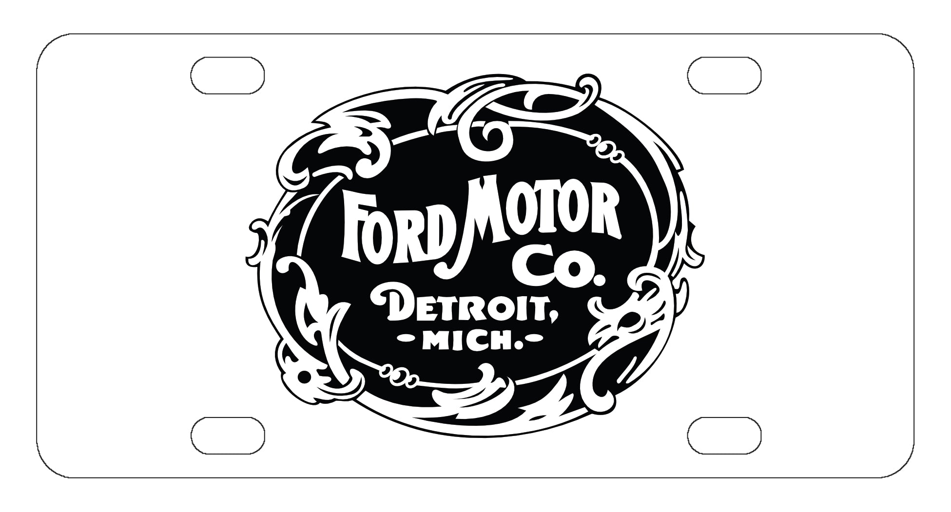 Ford Motor Co. License Plate