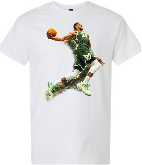 Giannis Antetokounmpo - Sports Graphic Shirt - Bucks