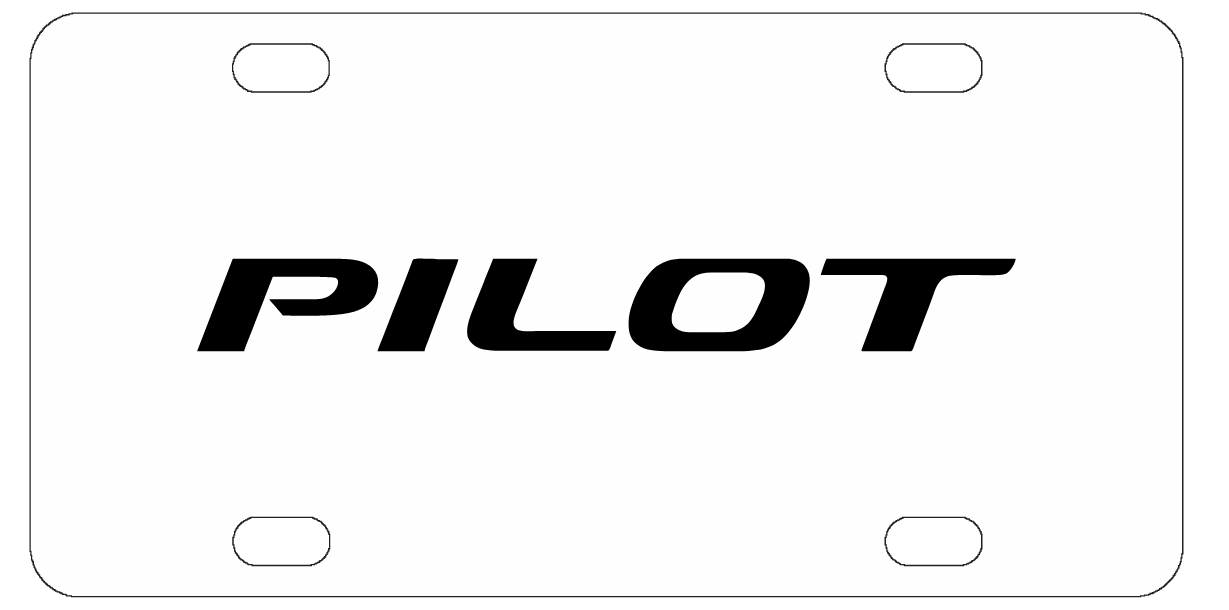Honda Pilot License Plate