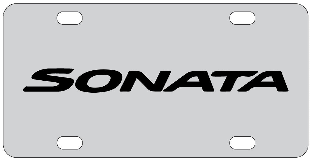 Hyundai Sonata License Plate