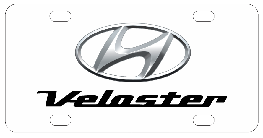 Hyundai Veloster License Plate