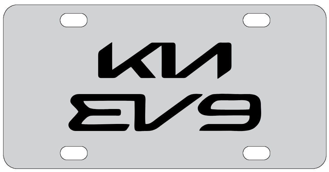 Kia EV9 License Plate