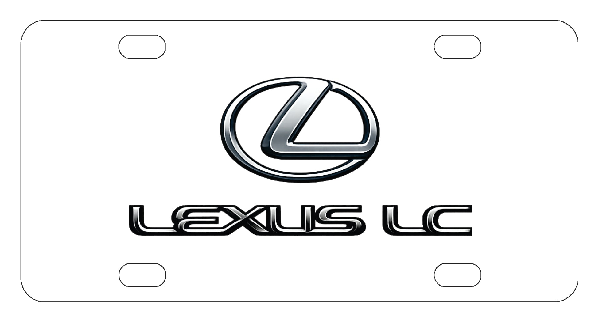 Lexus LC License Plate