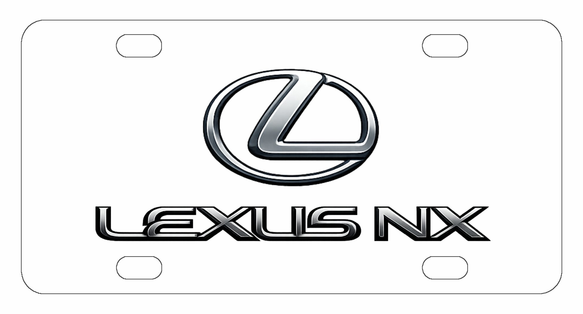 Lexus NX License Plate