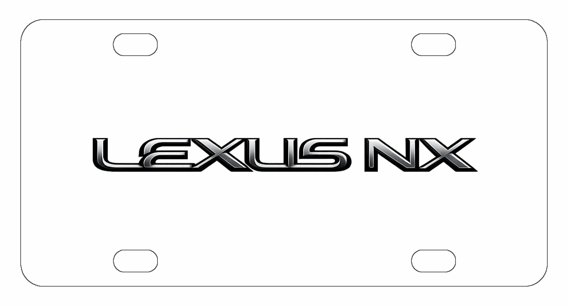 Lexus NX License Plate