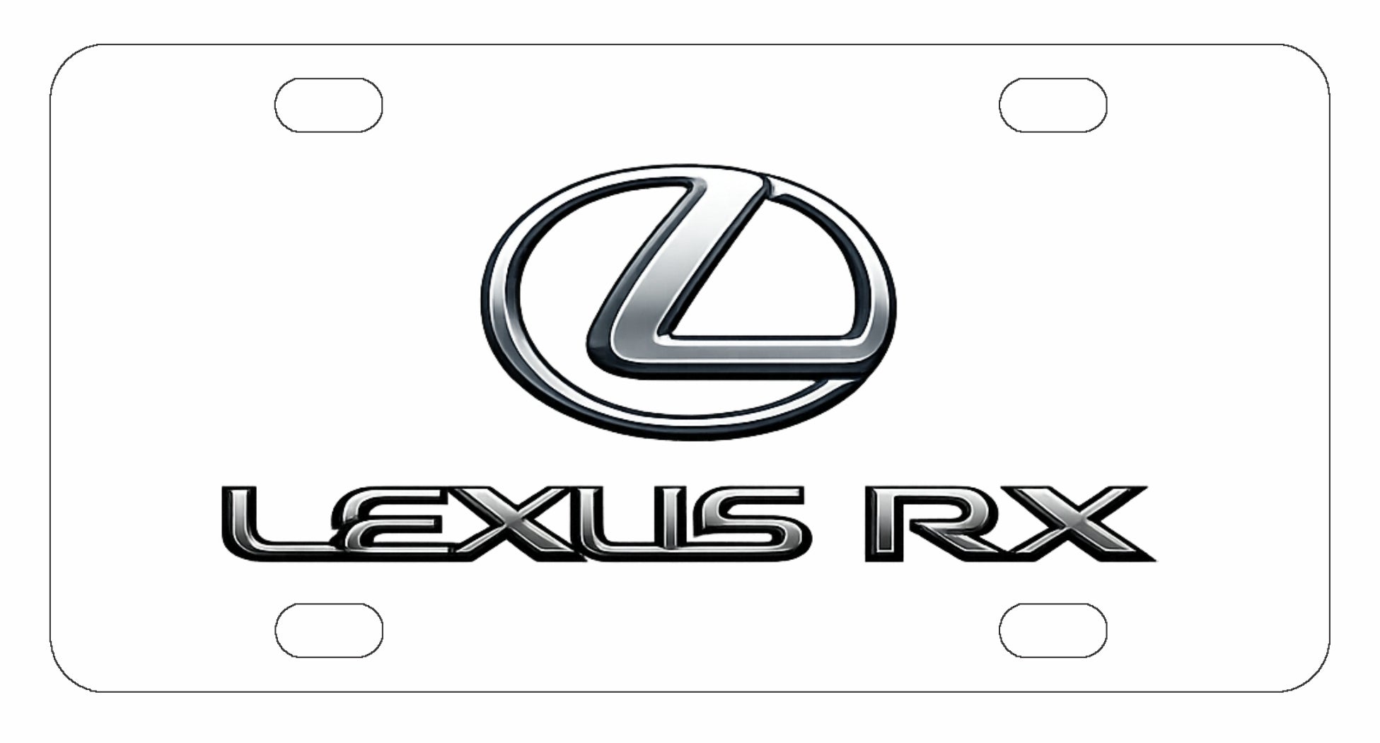 Lexus RX License Plate