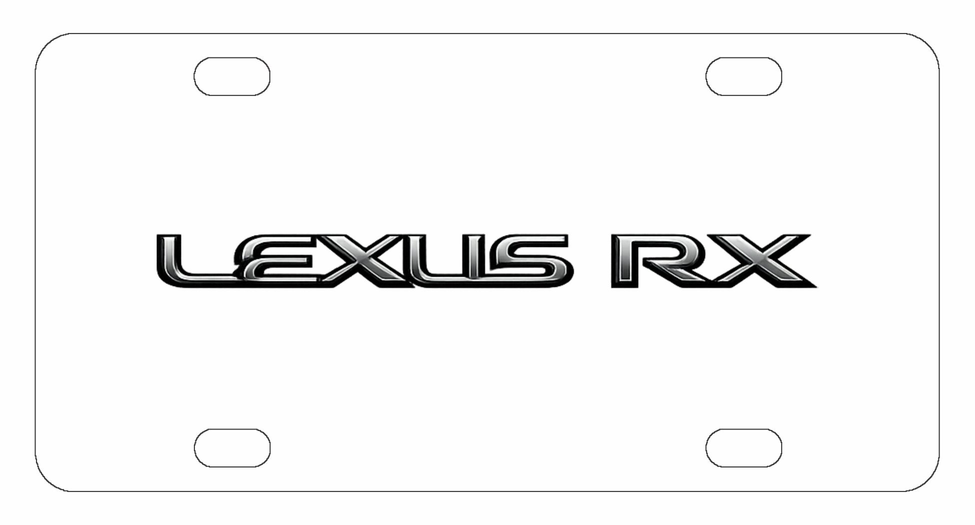 Lexus RX License Plate