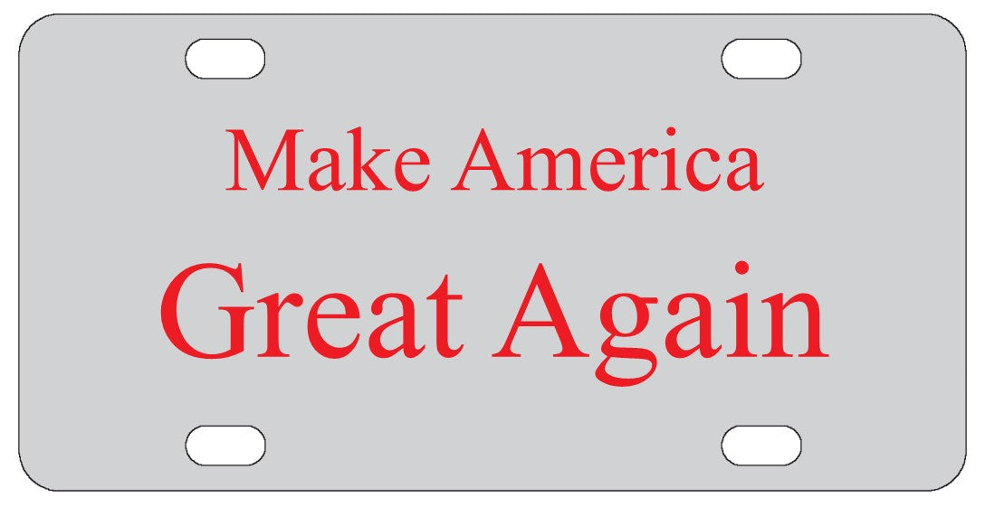 Make America Great Again License Plate