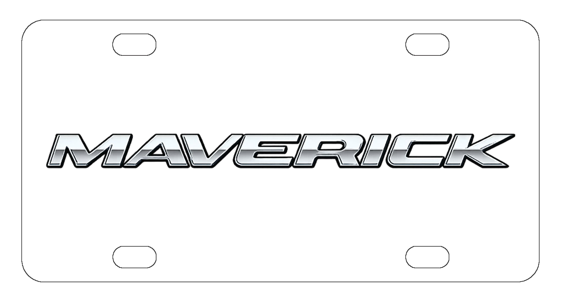 Ford Maverick License Plate