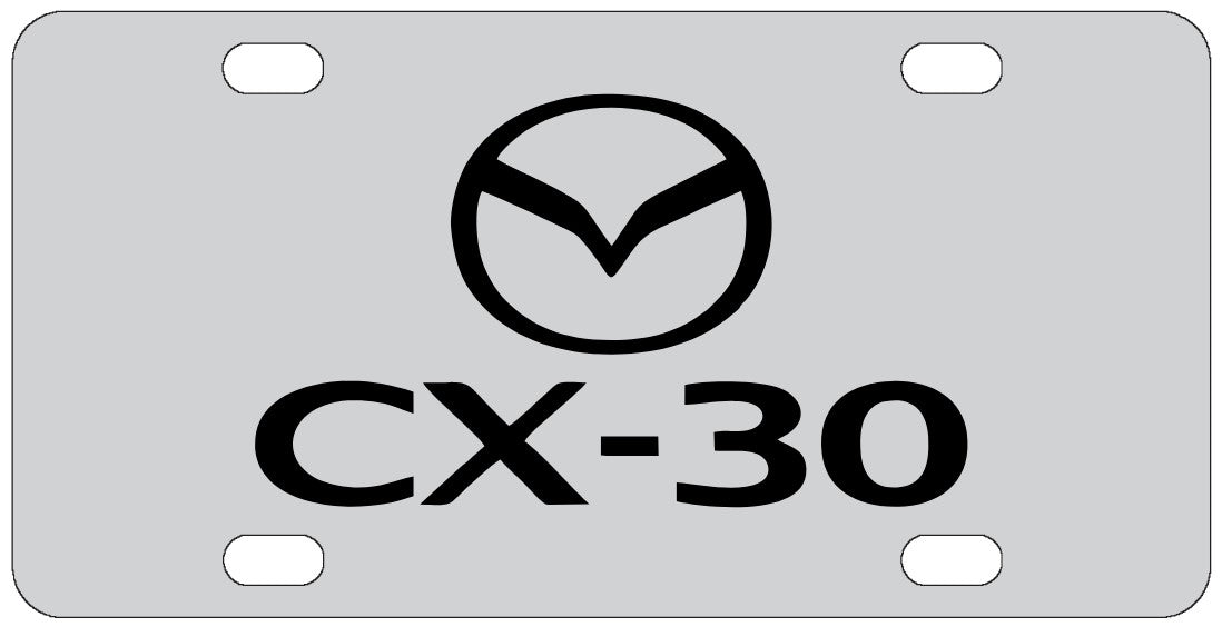 Mazda CX-30 License Plate