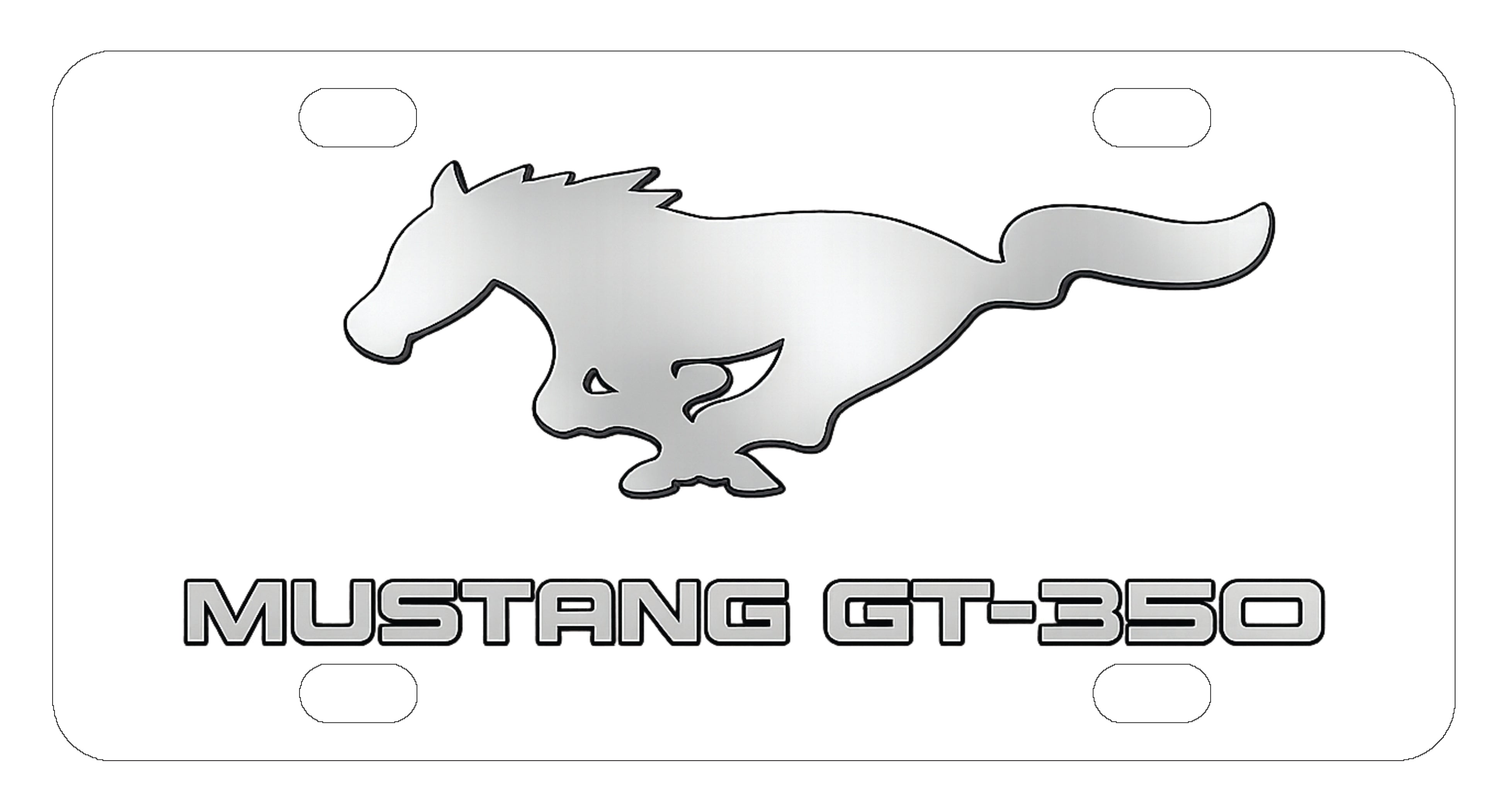 Ford Mustang GT-350 License Plate