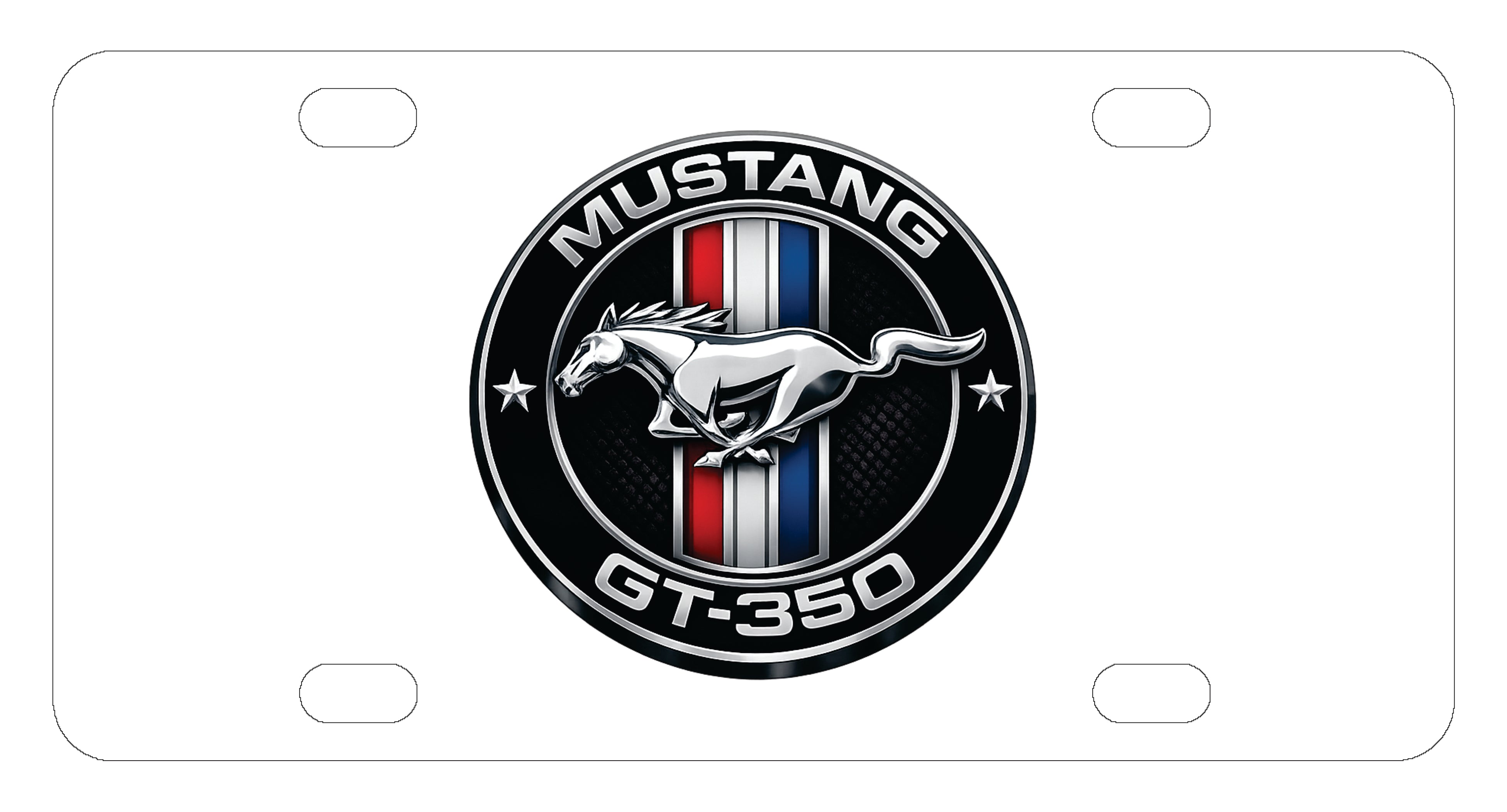 Ford Mustang GT-350 License Plate