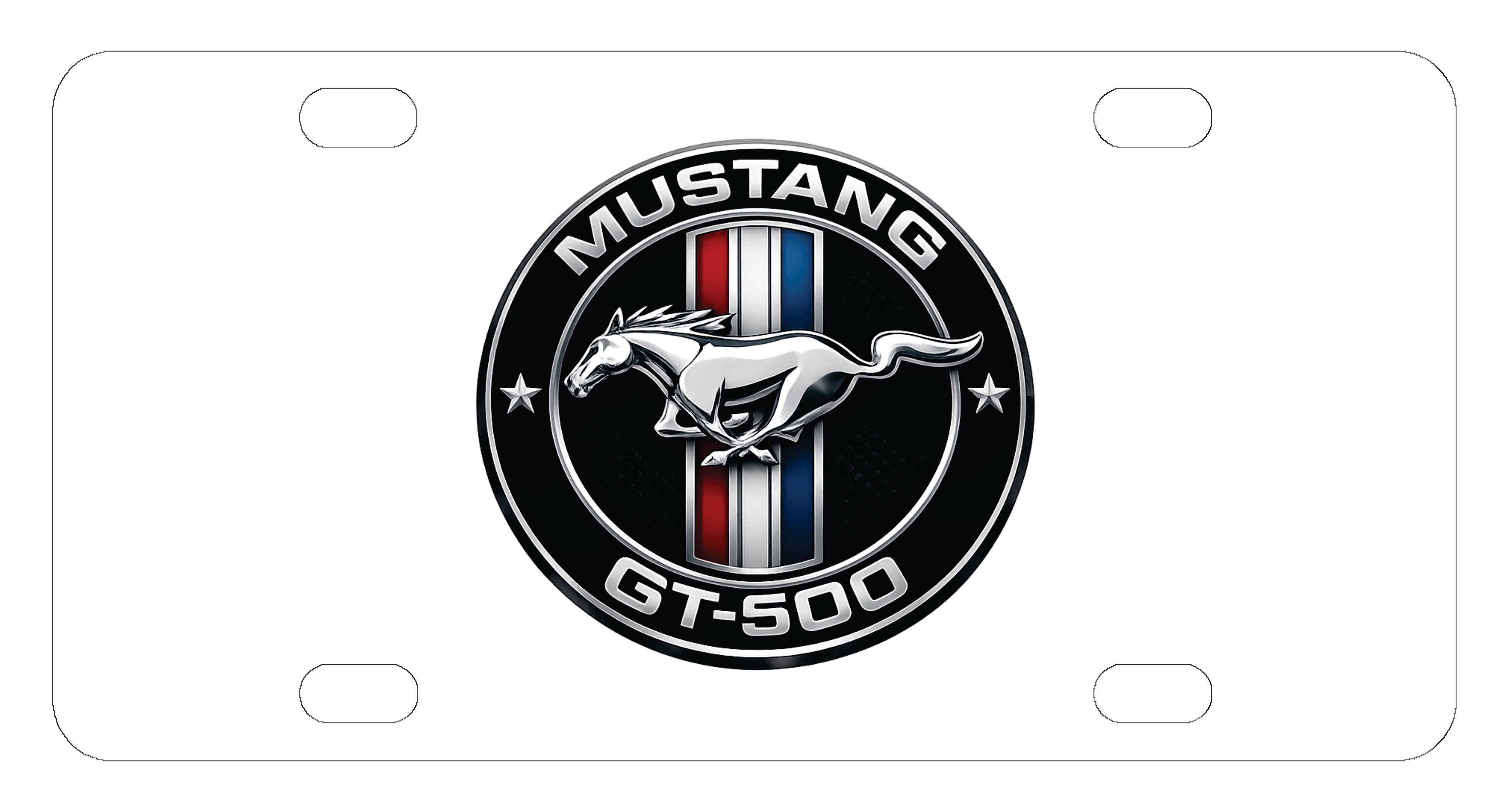 Ford Mustang GT-500 License Plate