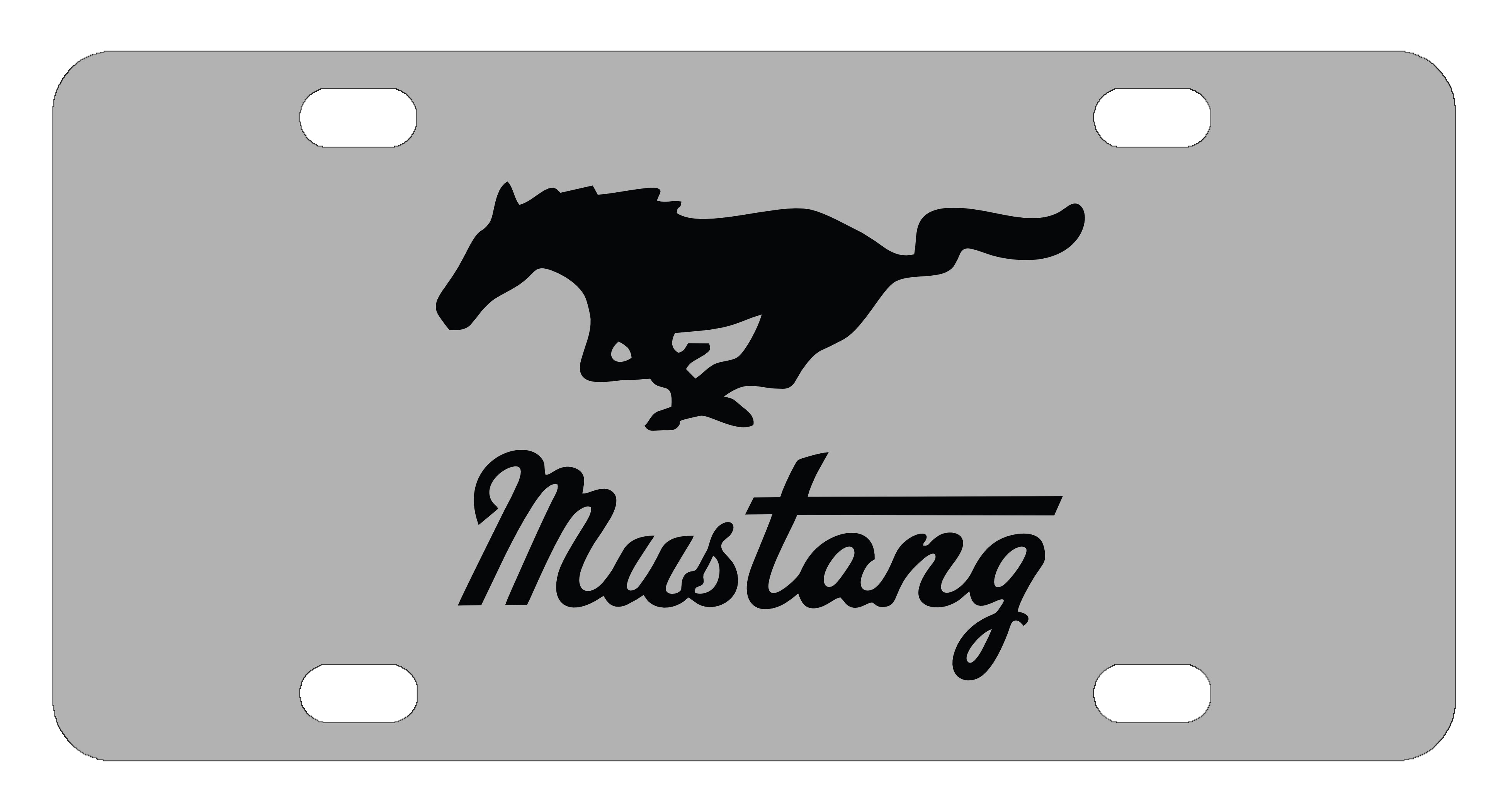 Ford Mustang License Plate