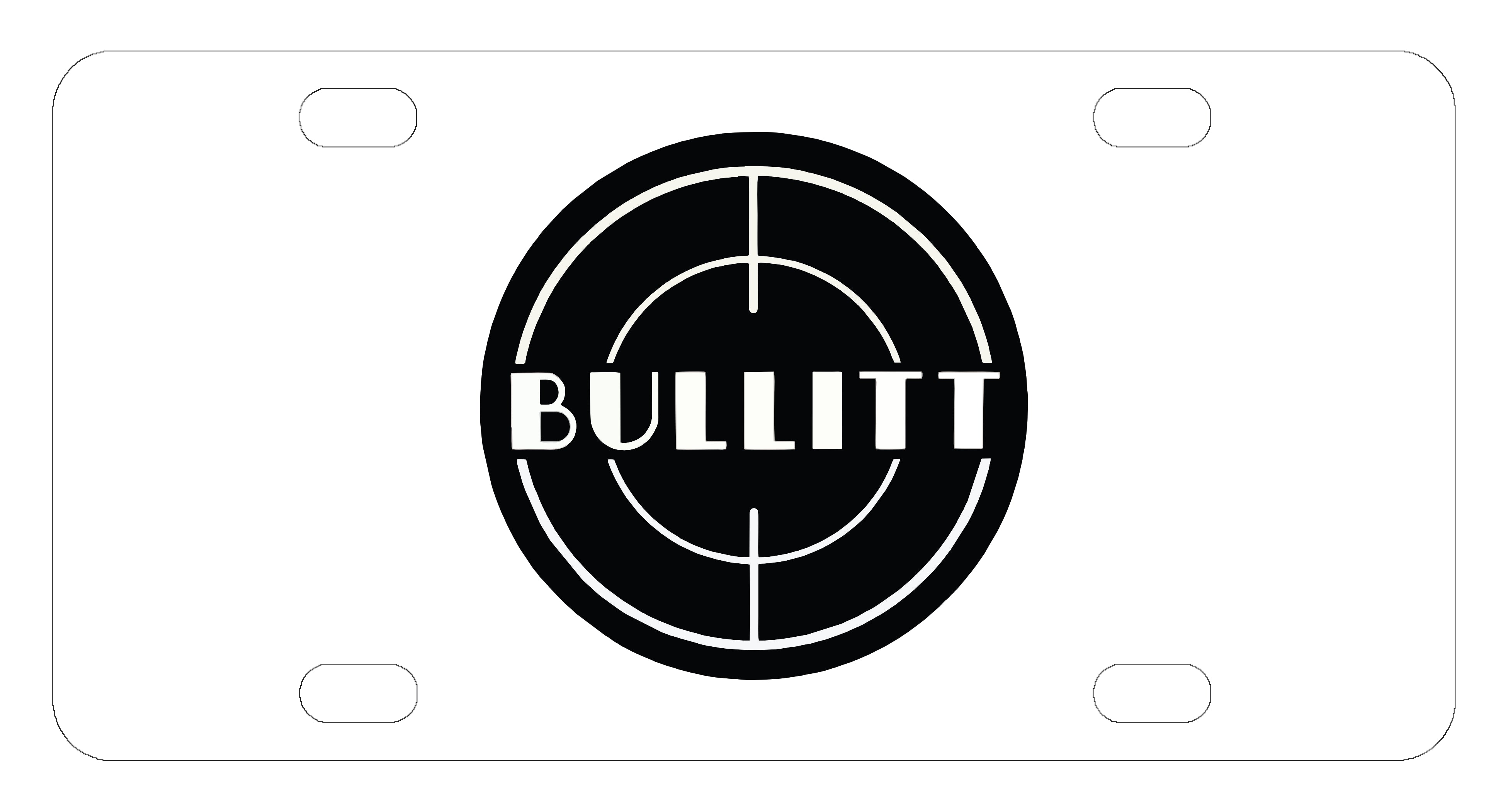 Ford Mustang Bullitt License Plate