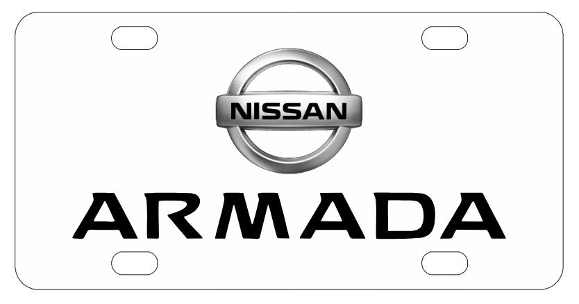 Nissan Armada License Plate