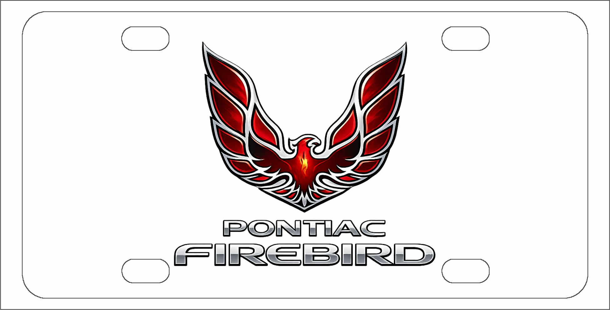 Pontiac Firebird License Plate