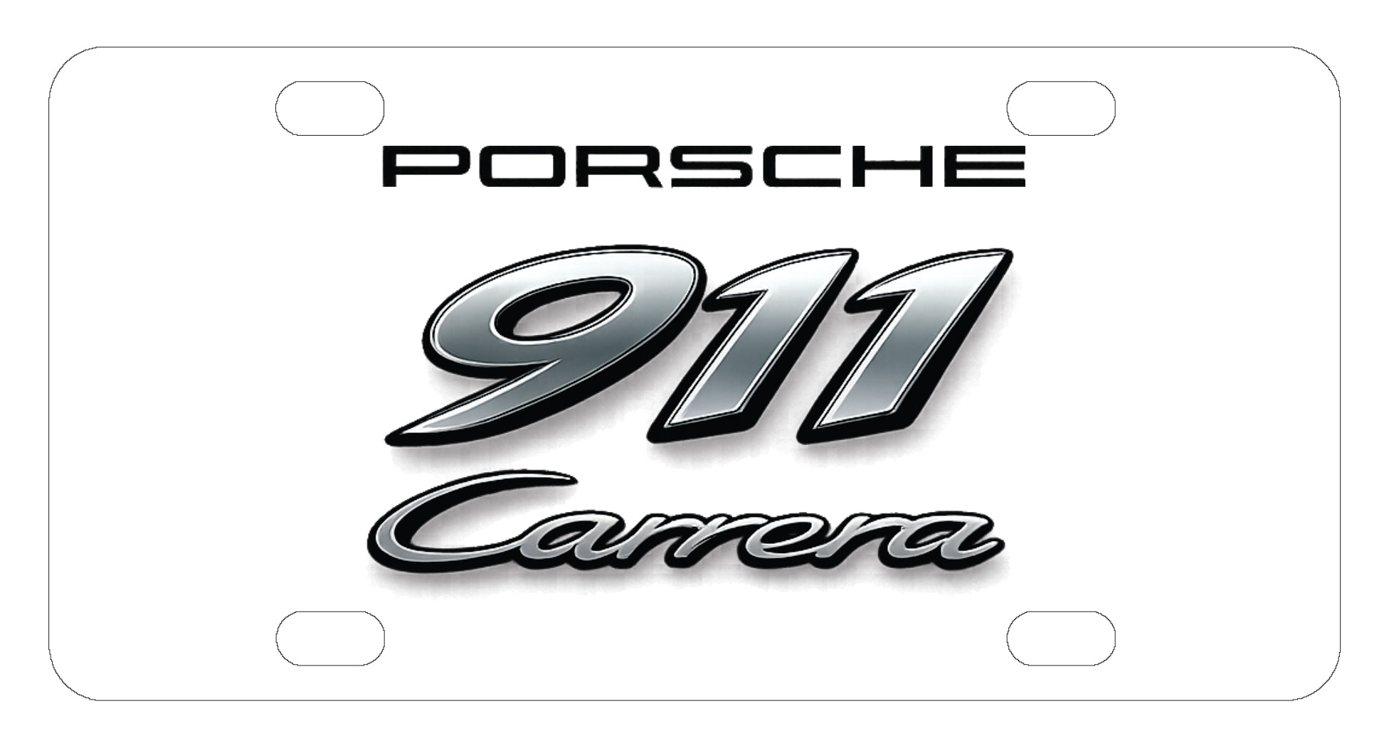 Porsche 911 Carrera License Plate