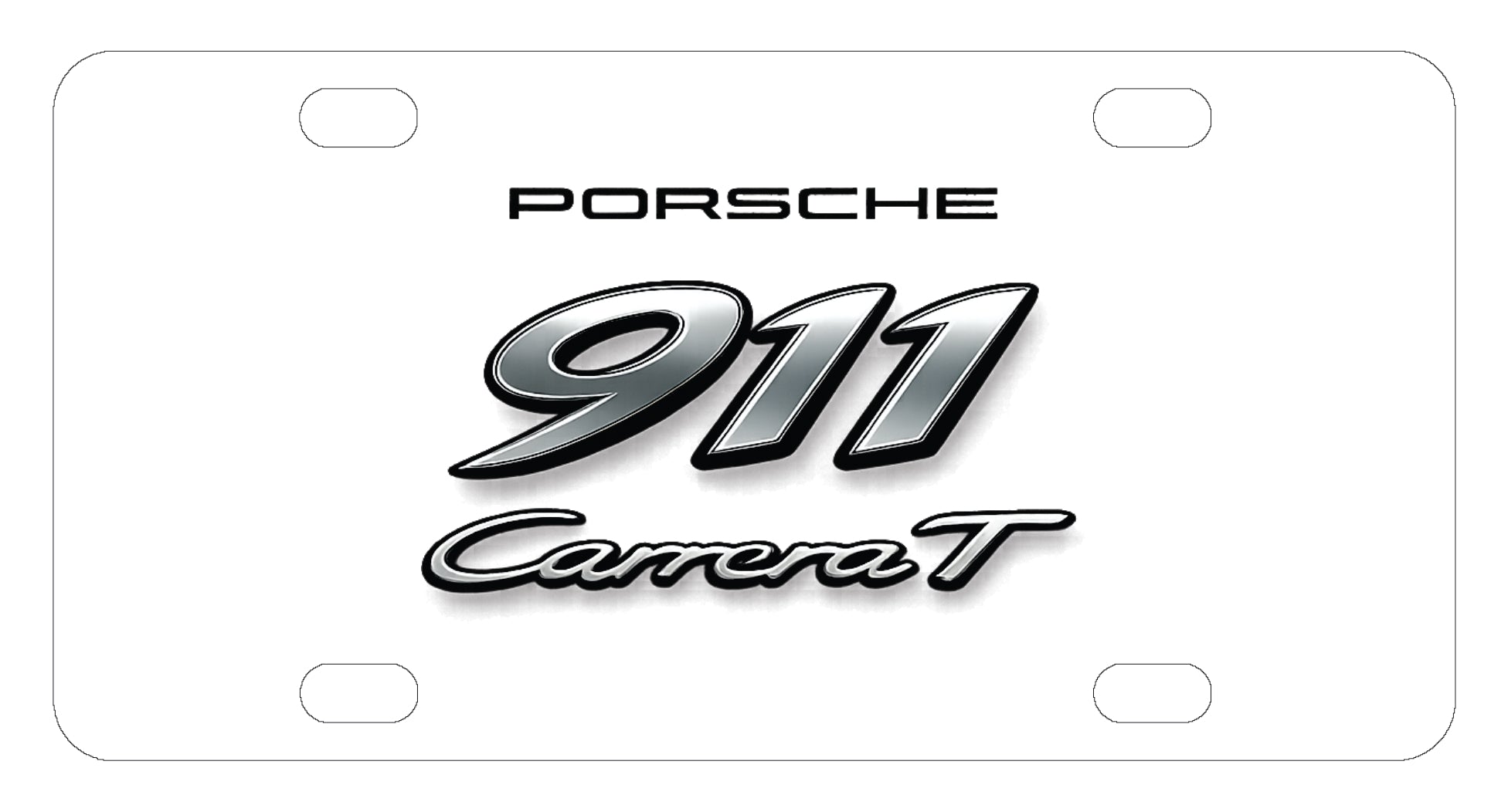Porsche 911 Carrera T License Plate