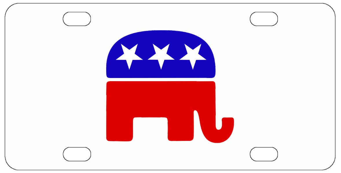 Republican License Plate