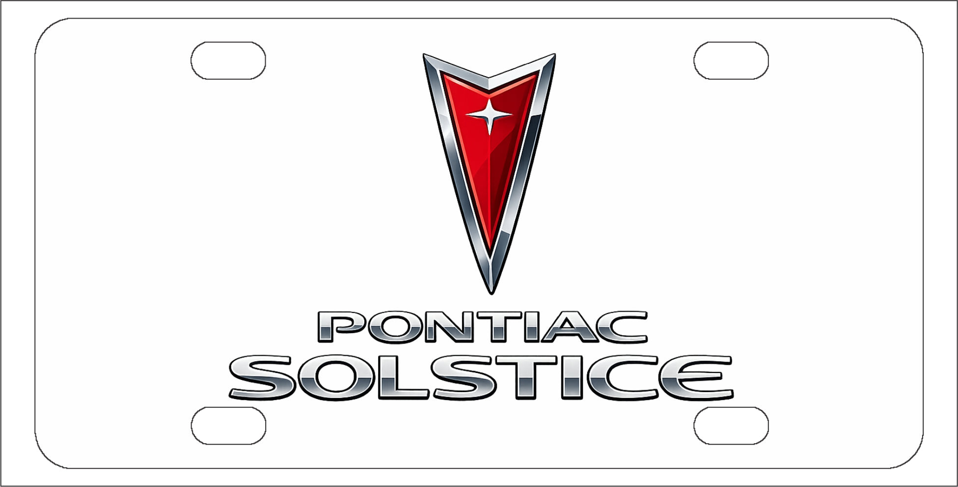 Pontiac Solstice License Plate