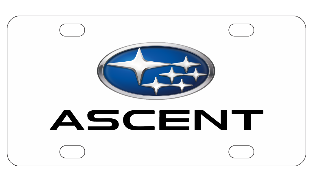 Subaru Ascent Front License Plate