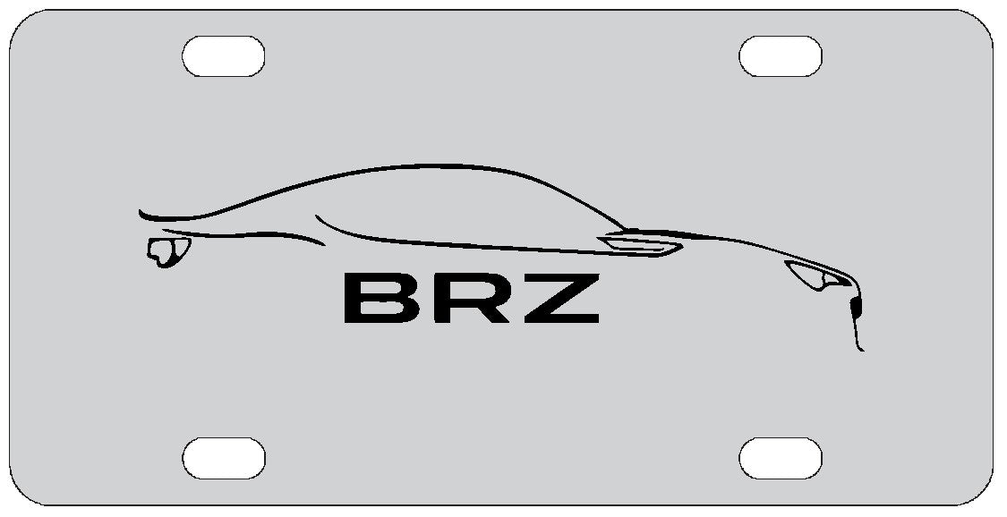 Subaru BRZ License Plate
