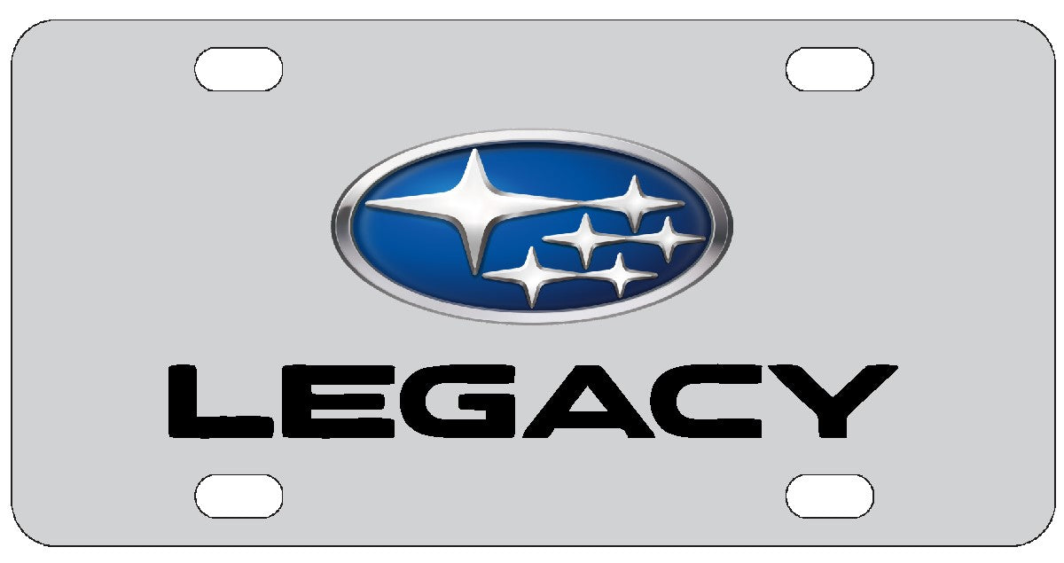 Subaru Legacy License Plate
