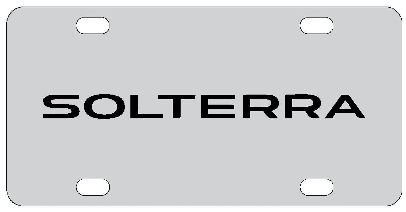 Subaru Solterra License Plate