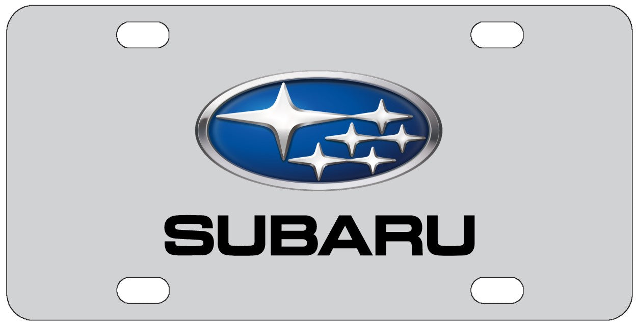 Subaru License Plate