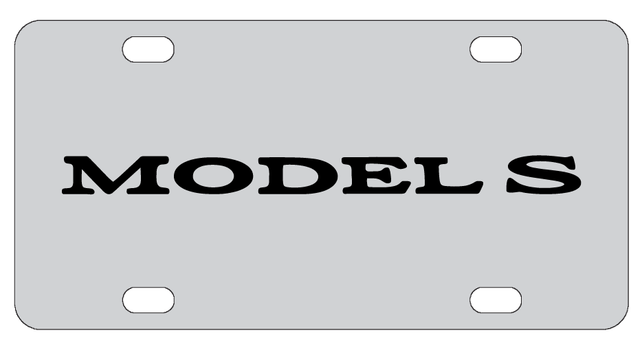 Tesla Model S License Plate – Custom Creations