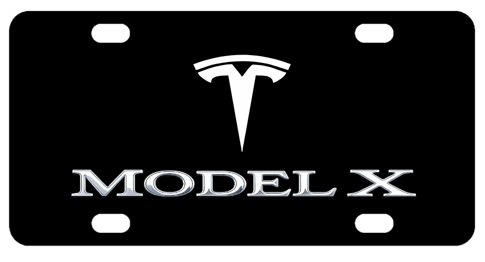 Tesla Model X License Plate – Custom Creations