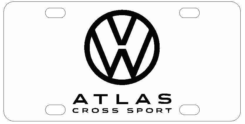 Volkswagen Atlas Cross Sport License Plate