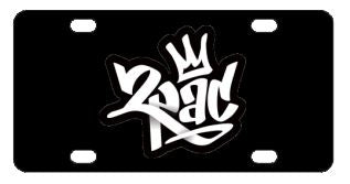 2pac Shakur License Plate