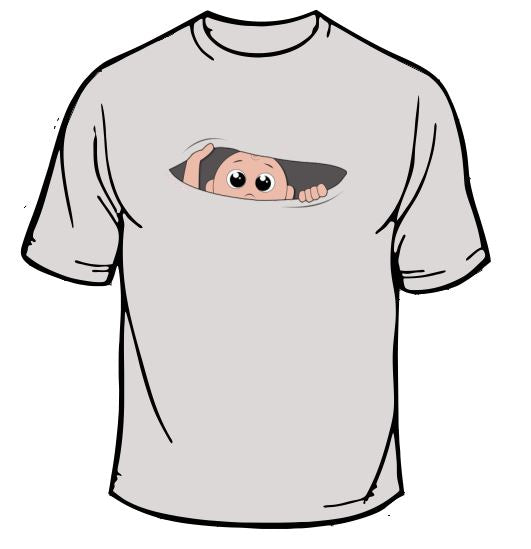 Baby Peeking T-Shirt