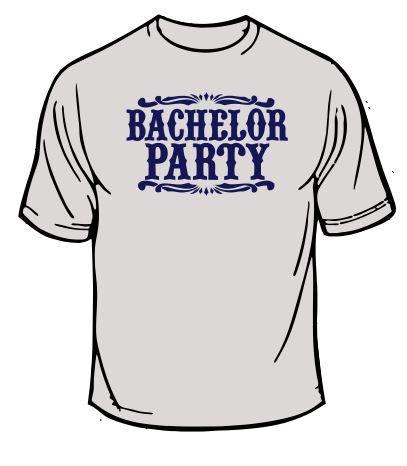 Bachelor Party Wedding T-Shirt