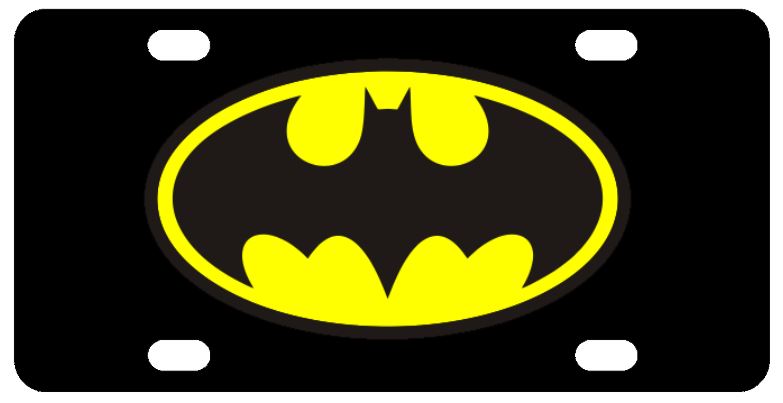 Batman License Plate