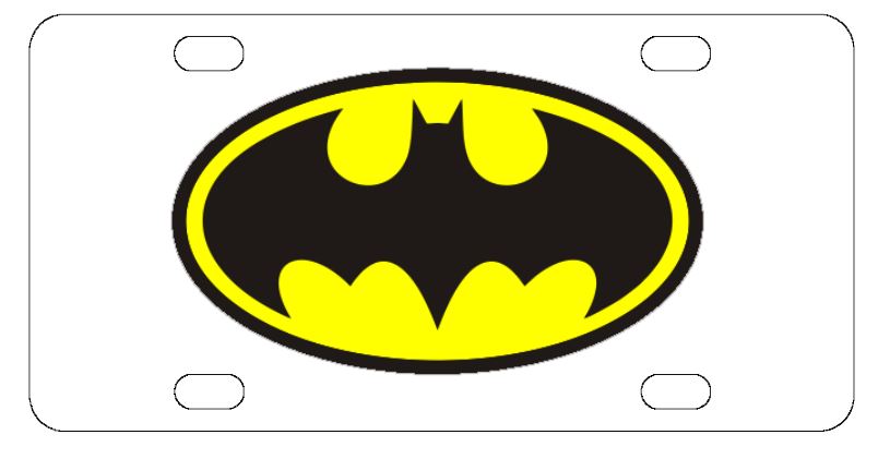 Batman License Plate