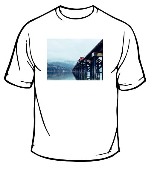 Bridge Over Water Scenic T-Shirt