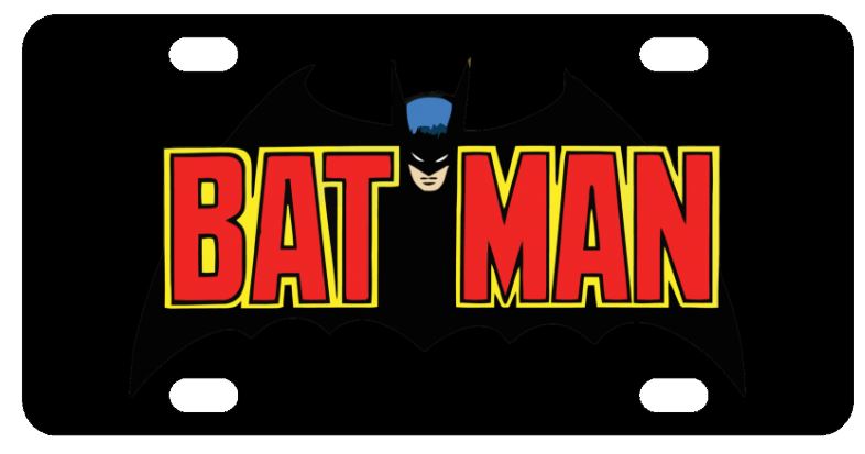 Batman License Plate