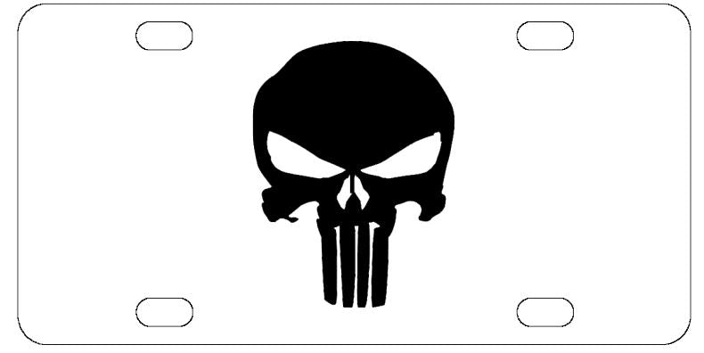 Punisher License Plate