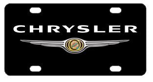 Chrysler License Plate