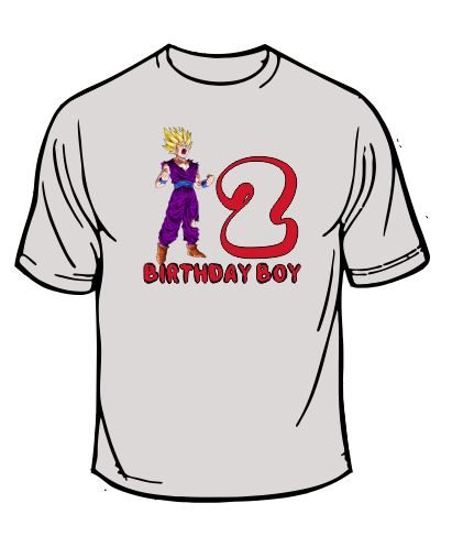 Dragonball Z Birthday Boy T-shirt