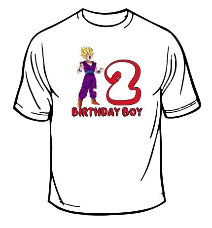 Dragonball Z Birthday Boy T-shirt