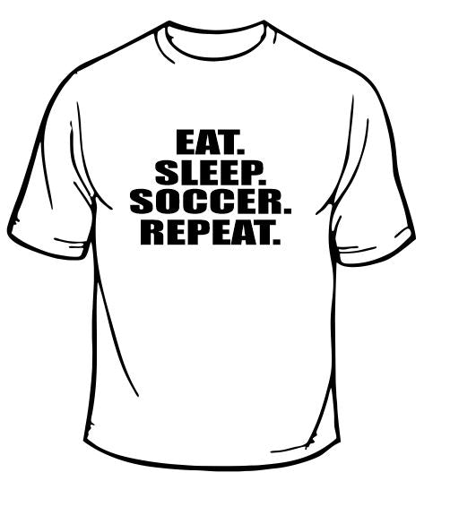 Eat Sleep Soccer Sports T-Shirt