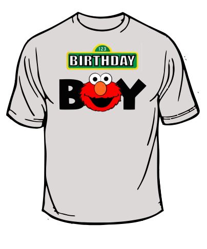 Elmo Birthday Boy T-shirt