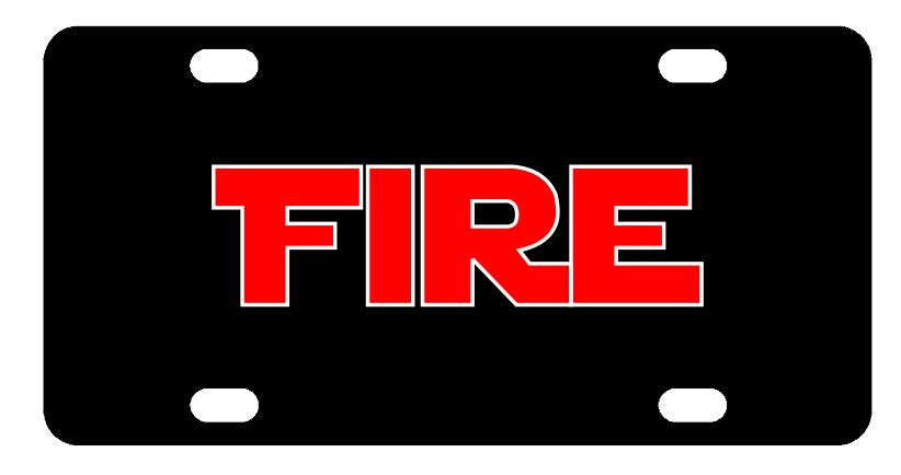 Fire Police Plate Firefighter Fire License Plate – Custom Creations