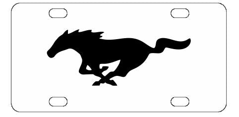 Ford Pony License Plate