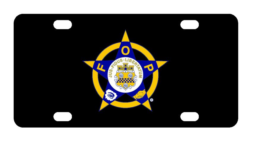 Fraternal Order Of Police License Plate