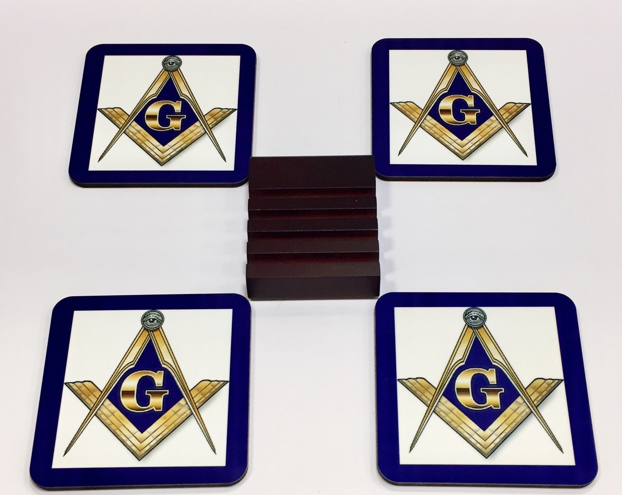 Freemason Coaster Set